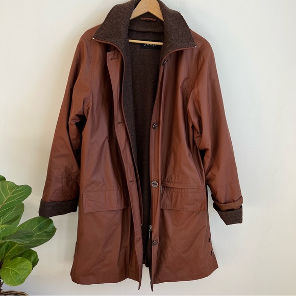 Junge Rust Jacket Size XL With Hood Lined - Picture 2 of 16